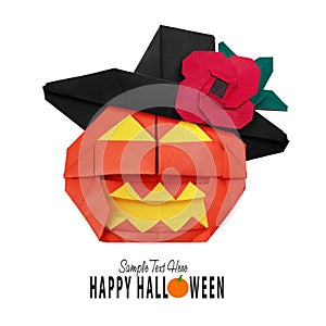 Origami funny Halloween