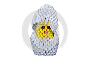 Origami - hatching chick