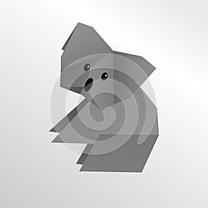Origami koala photo