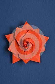 Origami paper star