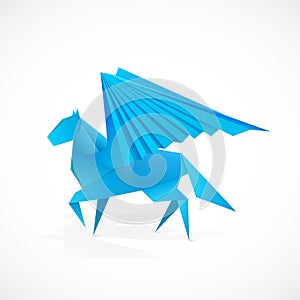 Origami pegasus