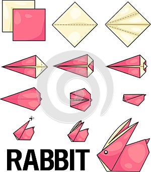 Origami rabbit