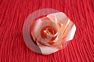 Origami rose