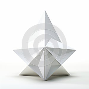 Origami Star: A Symbolic Alchemical Sculpture With Subtle Gradients