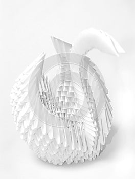 Origami swan