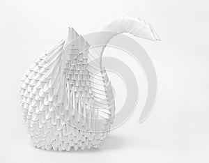 Origami swan photo