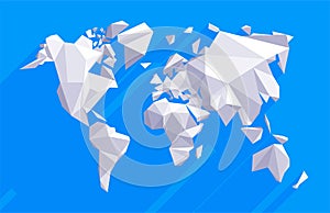 Origami World Map