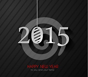 Original 2015 happy new year modern background