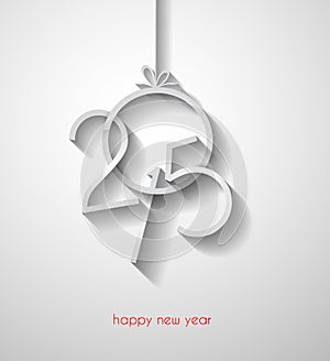 Original 2015 happy new year modern background