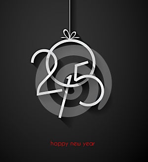 Original 2015 happy new year modern background