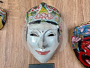 original art masks from Indonesian culture