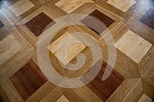 Original background from an antique old wooden floor creating an interesting abstract pattern