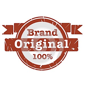 Original brand sticker for increase sales