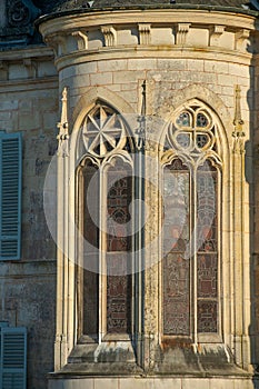 The castle of Thillombois in the Meuse in Lorraine.
