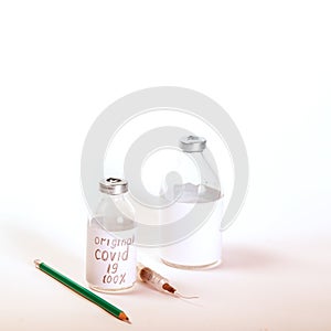 Original Covid 19 vaccine. Dangerous handmade vaccine