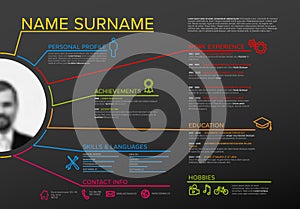 Original cv / resume template