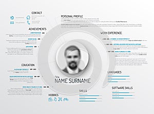 Original cv / resume template