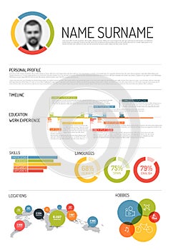 Original cv / resume template