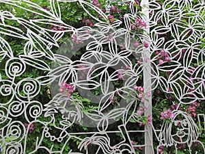 Original decorative grille for the garden