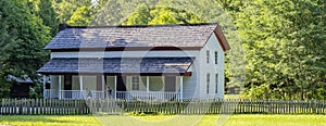 Original Farmhouse at Cades Cove in the Smoky Mountains