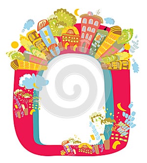 Original frame of city