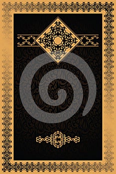 Original frame in retro style