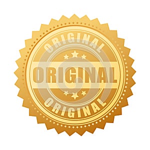 Original gold seal icon