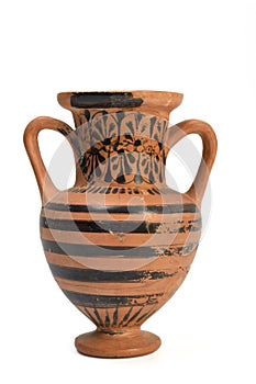 Original Greek vase from archaeological