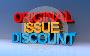 Original issue discount on blue