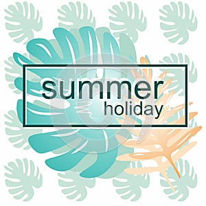 Original, juicy, summer card on the theme `summer`