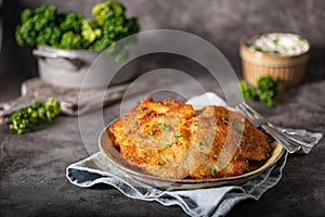 Original latkes with garlic