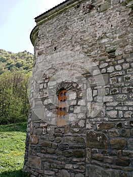 Original masonry: the wall of the Alan temple