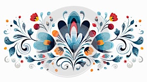 Original and Modern Decorative Motif Design Vector