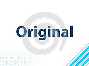 Original Modern Flat Design Blue Abstract Background