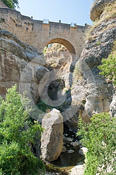 Original Old Bridge Puente Viejo - Ronda, Andalucia, Spain photo