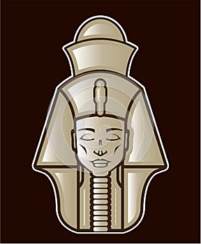 Original pharaoh egyptian rulers Vector illustration