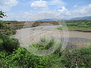 Original photo The flow of the cipunagara river on a hilly mountain is a free and open place for the public