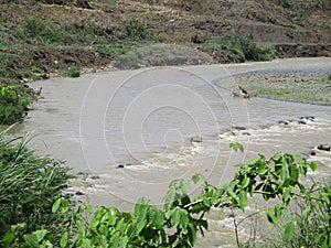 Original photo The flow of the cipunagara river on a hilly mountain is a free and open place for the public