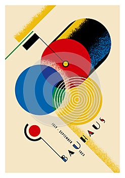 Original Poster Made in the Bauhaus Style