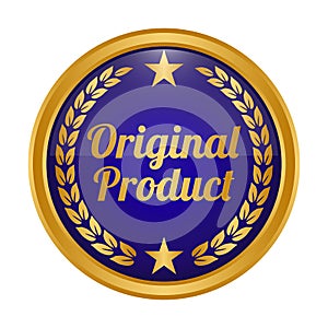 Original product label on white background.