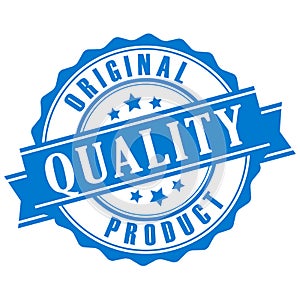 Original quality product vector stamp