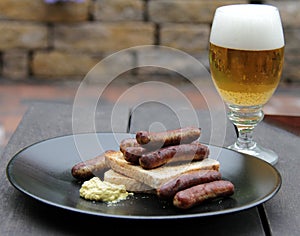 Original rostbratwurst