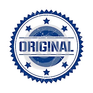Original rubber stamp original vector