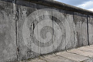 Original section of Berlin Wall at Bernauer street