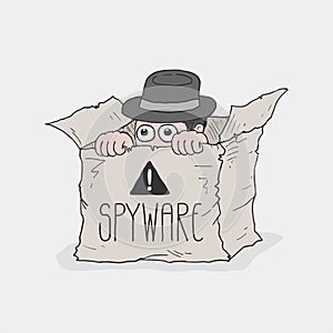 Original spyware illustration