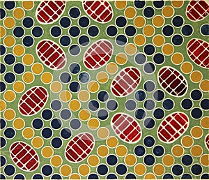 Original textile fabric ornament of the Russian Avant-garde Style. Crock is hand-painted with gouache.