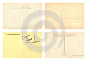 Original Vintage Back Side POSTCARDS with space for Correspondence and Address