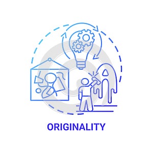 Originality concept icon