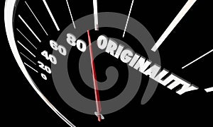 Originality New Creative Imagination Ideas Speedometer