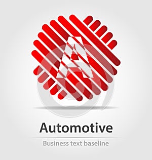 Originally designed automotive business icon photo